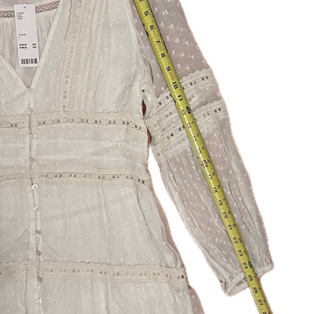 SALE Solstice Lace Inset Button-Front Maxi Dress (RAHI for Urban Outfitters) - Picture 8 of 9